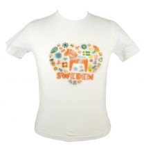 T-shirt Vit Sweden Barn 